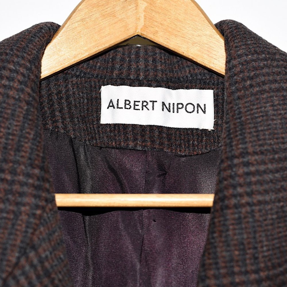 Unworn Albert Nipon Vintage Full-Length Wool & Ca… - image 3